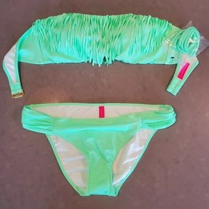 Victoria's Secret fringe bandeau bikini
